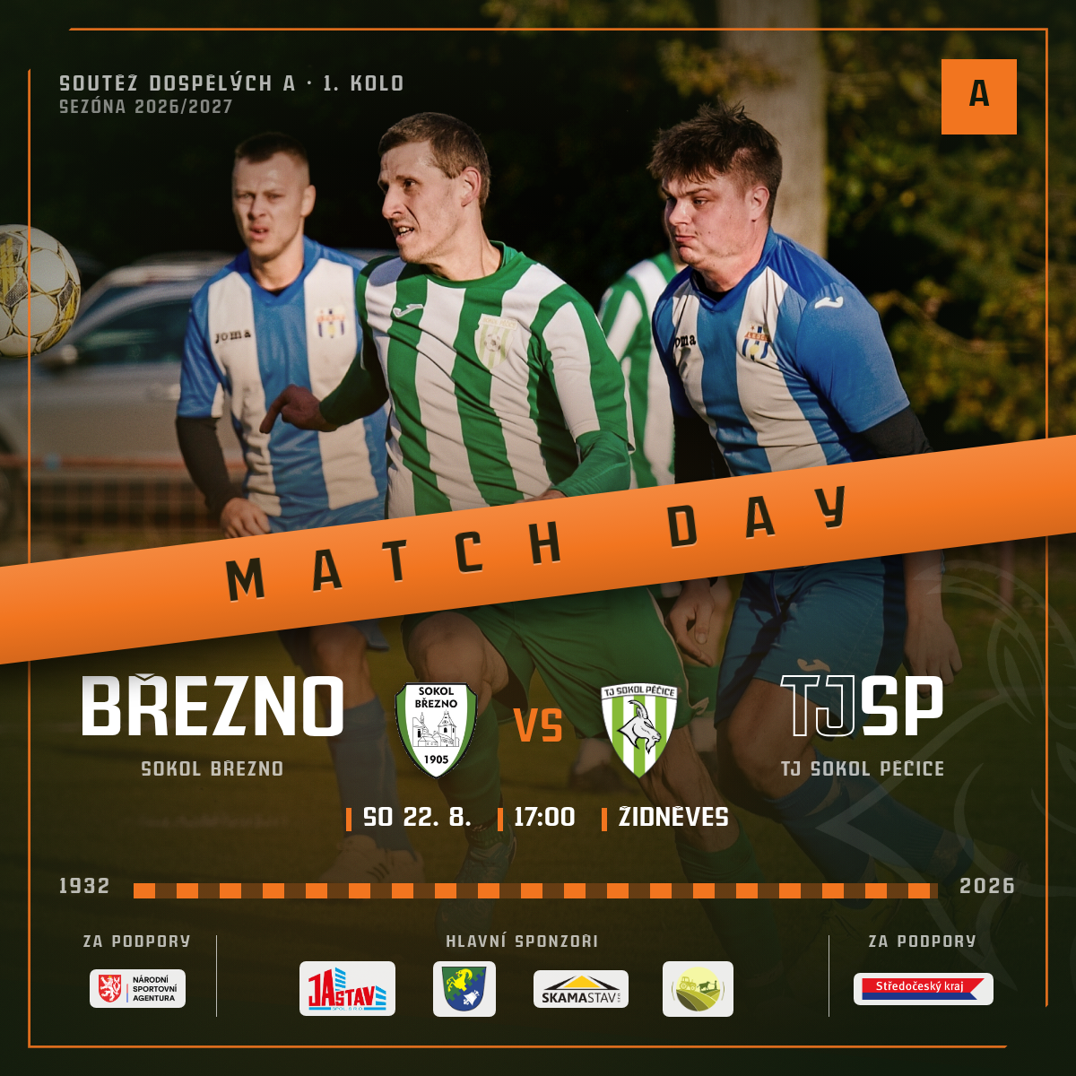 Match Day — Sokol Březno · venku