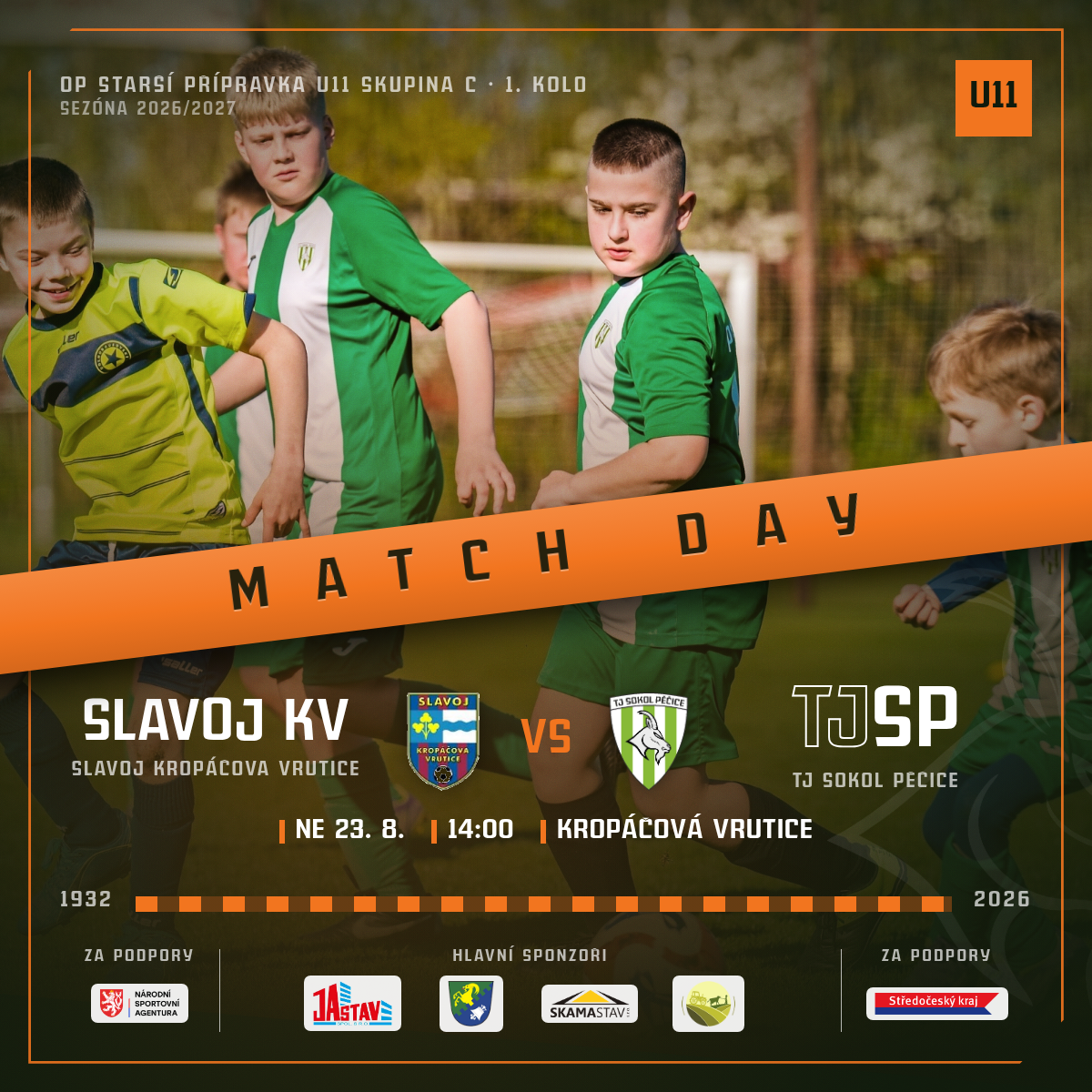 Match Day — SLAVOJ Kropáčova Vrutice · venku