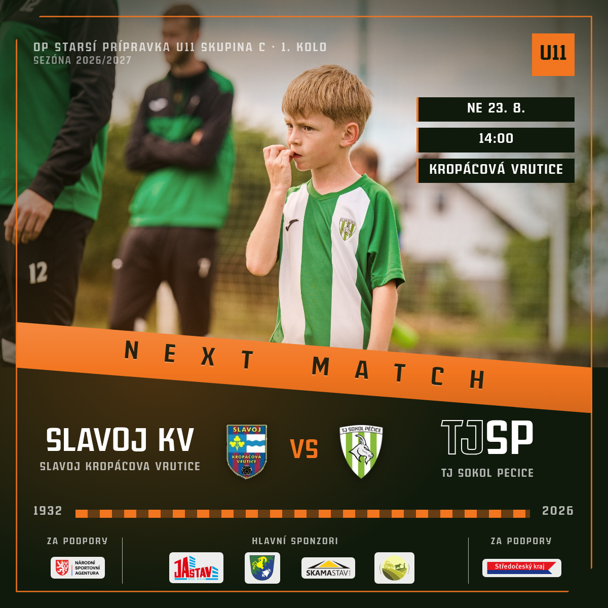 Next Match — SLAVOJ Kropáčova Vrutice · venku