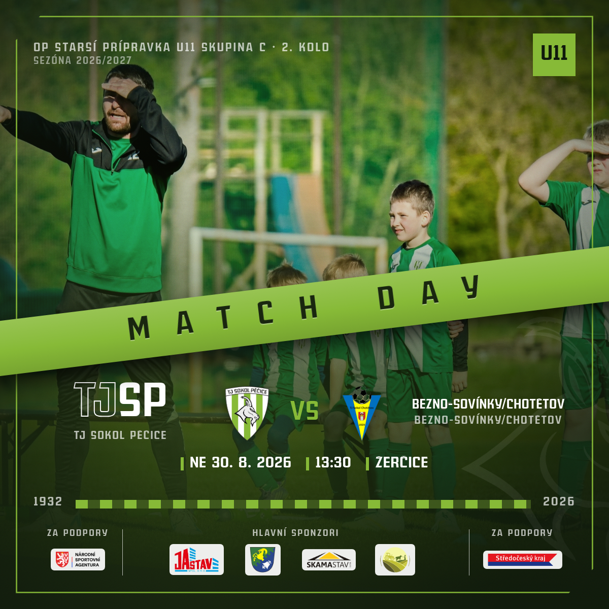 Match Day — Sk Bezno-Sovínky/TJ Sokol Chotětov · doma