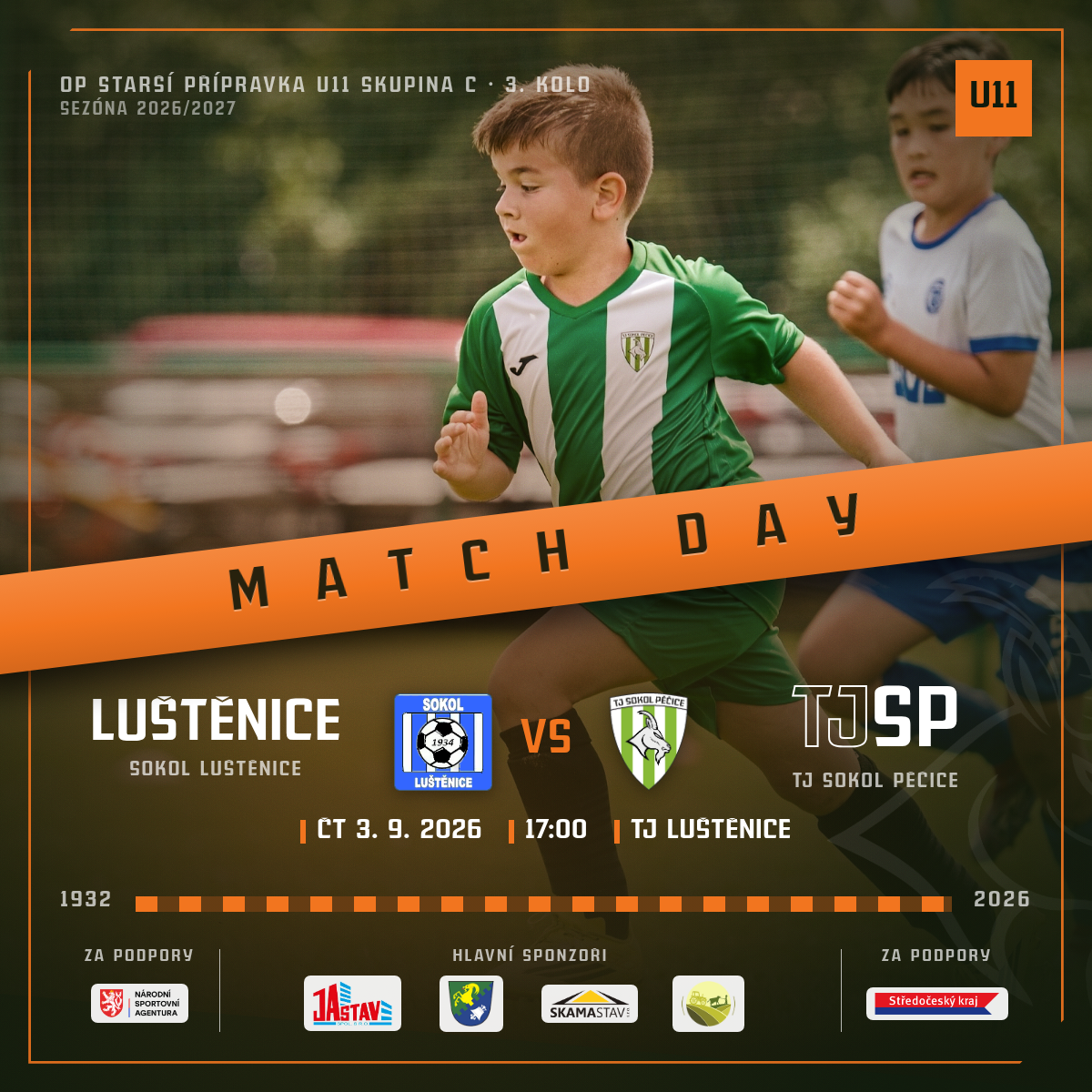 Match Day — Sokol Luštěnice "A" · venku
