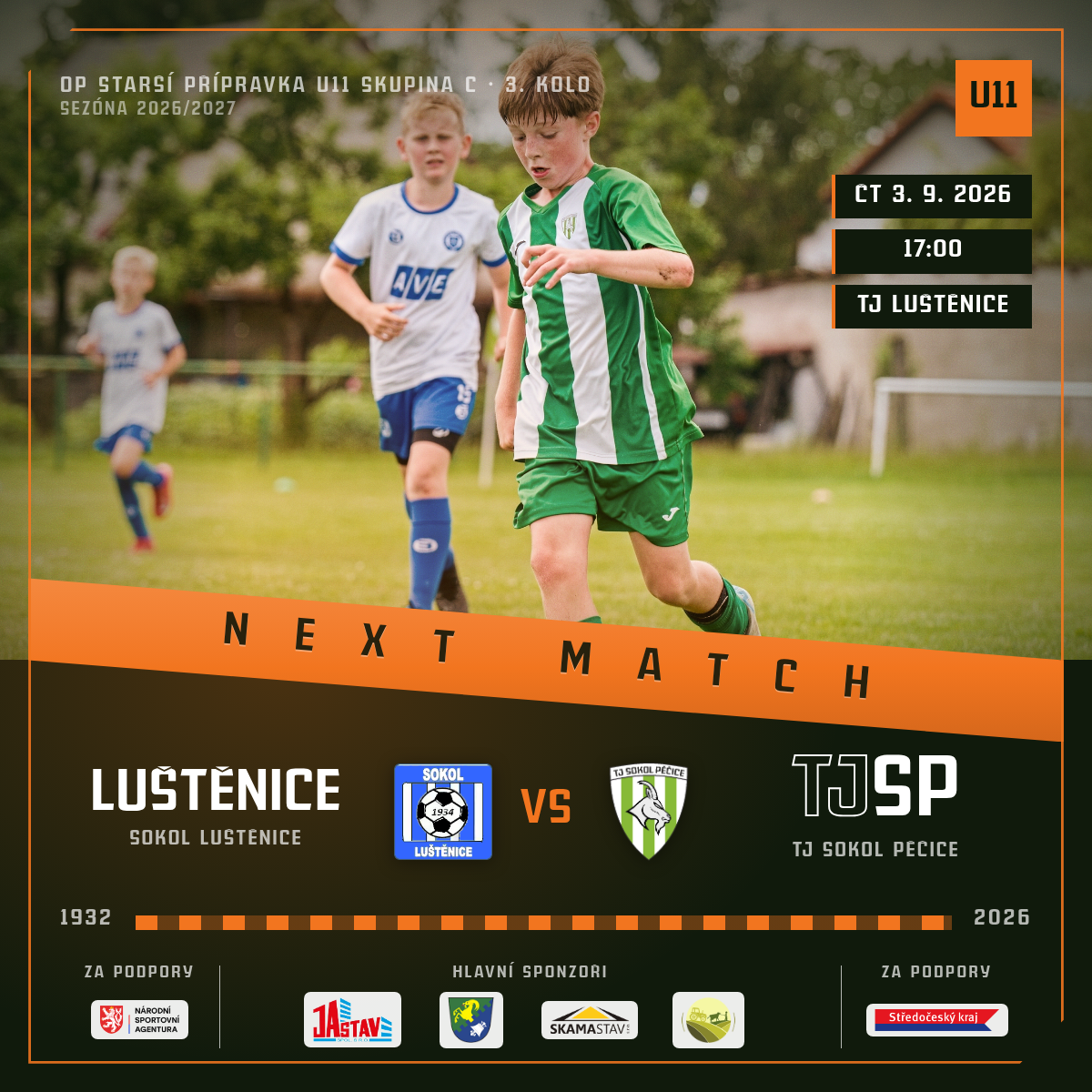 Next Match — Sokol Luštěnice "A" · venku