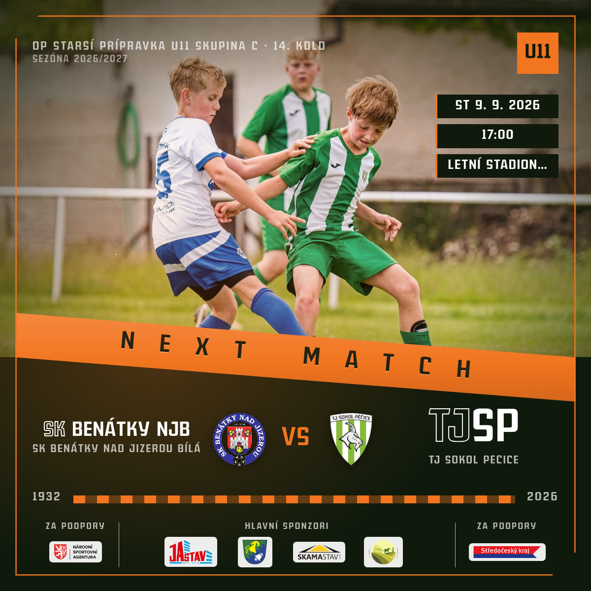 Next Match — SK Benátky nad Jizerou "bílá" · venku