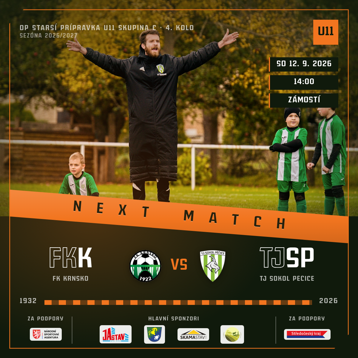 Next Match — FK Krnsko "A" · venku