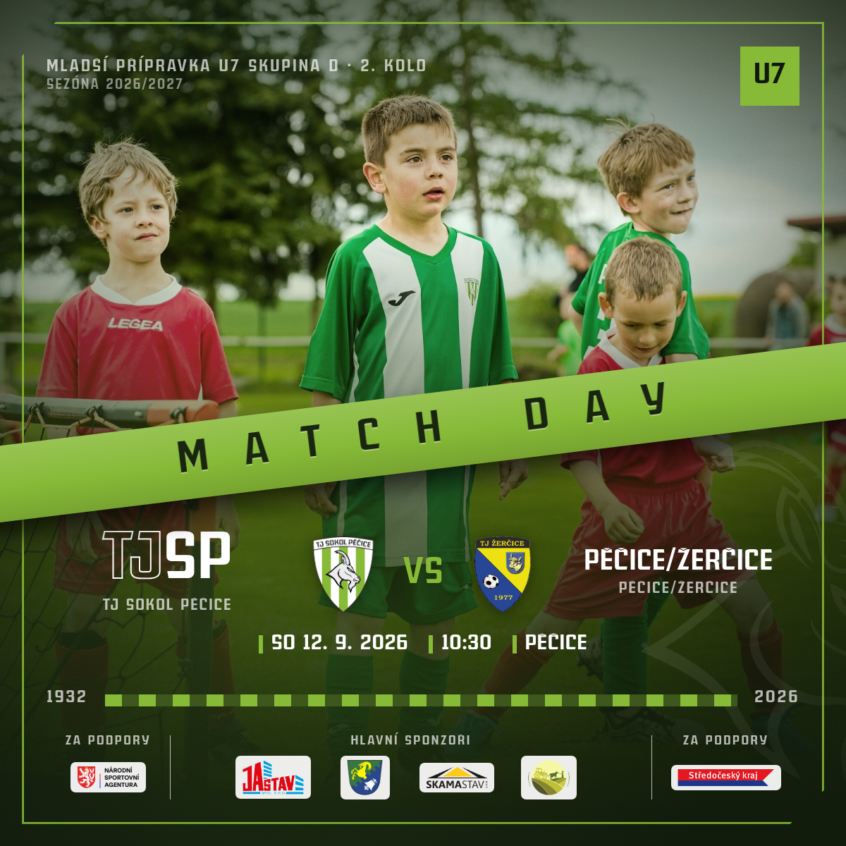 Match Day — TJ Sokol Pěčice/TJ Žerčice "B" · doma