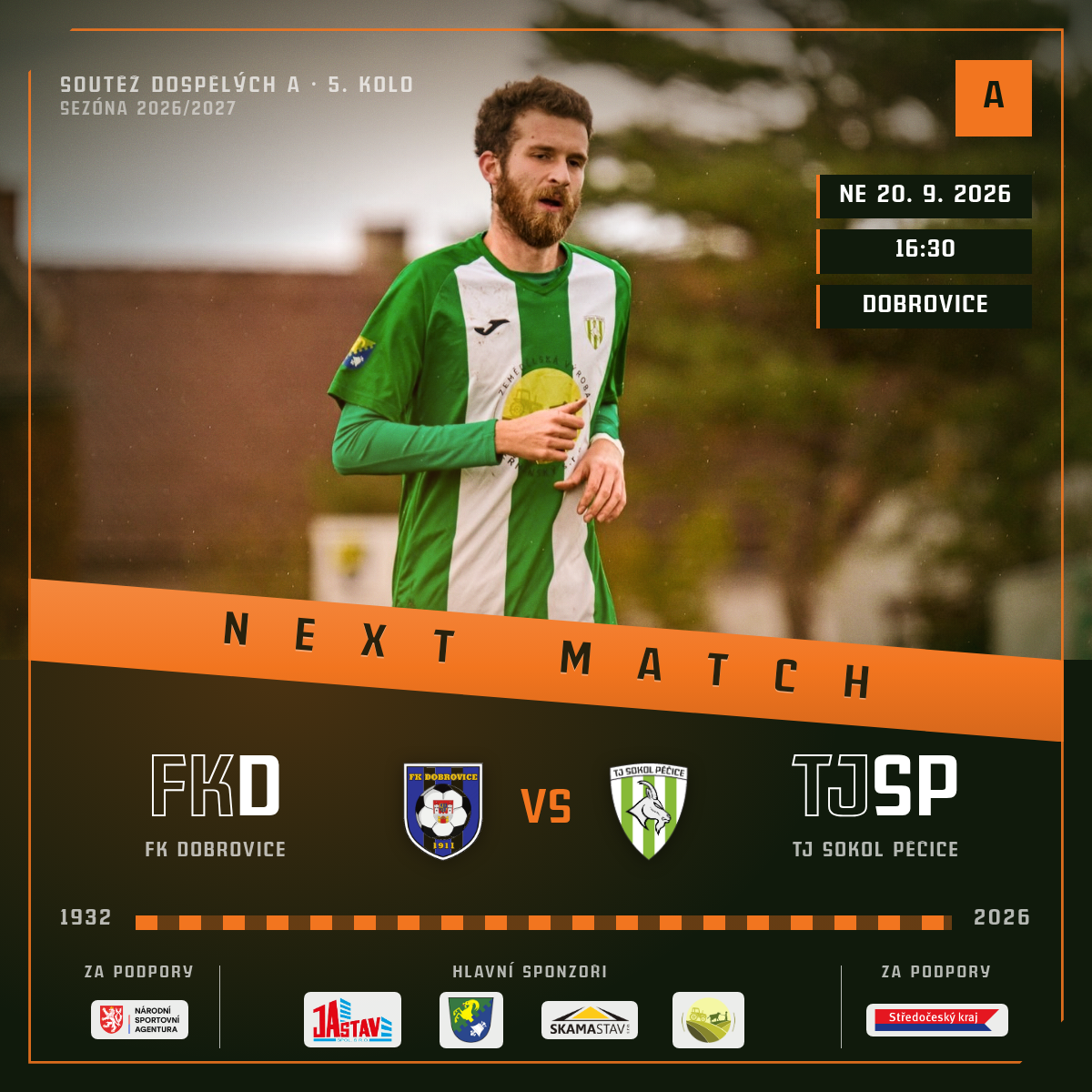 Next Match — FK Dobrovice "B" · venku