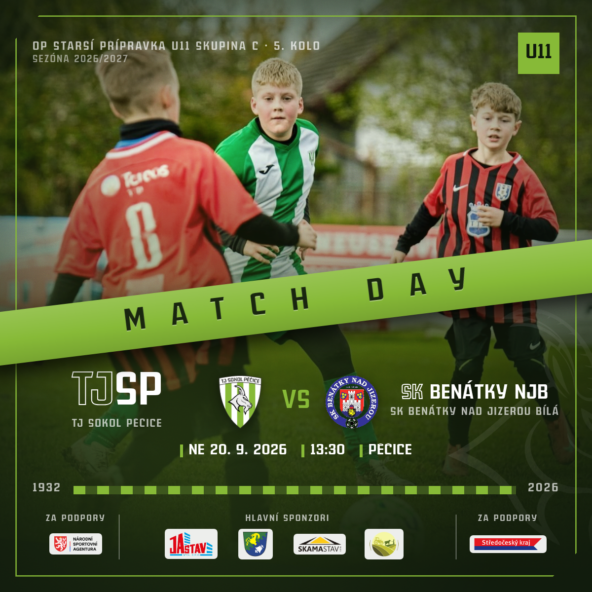 Match Day — SK Benátky nad Jizerou "bílá" · doma