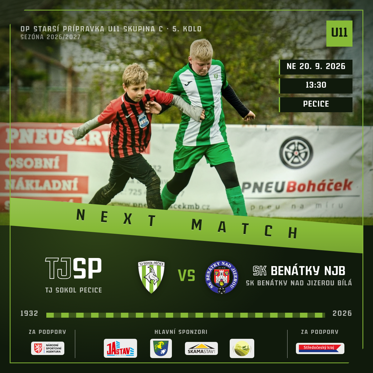 Next Match — SK Benátky nad Jizerou "bílá" · doma
