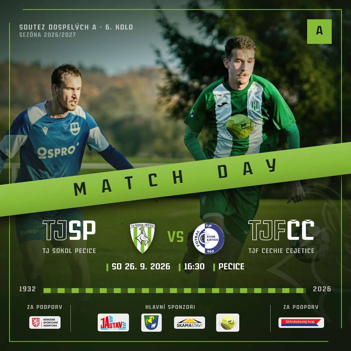 Match Day — TJF Čechie Čejetice · doma