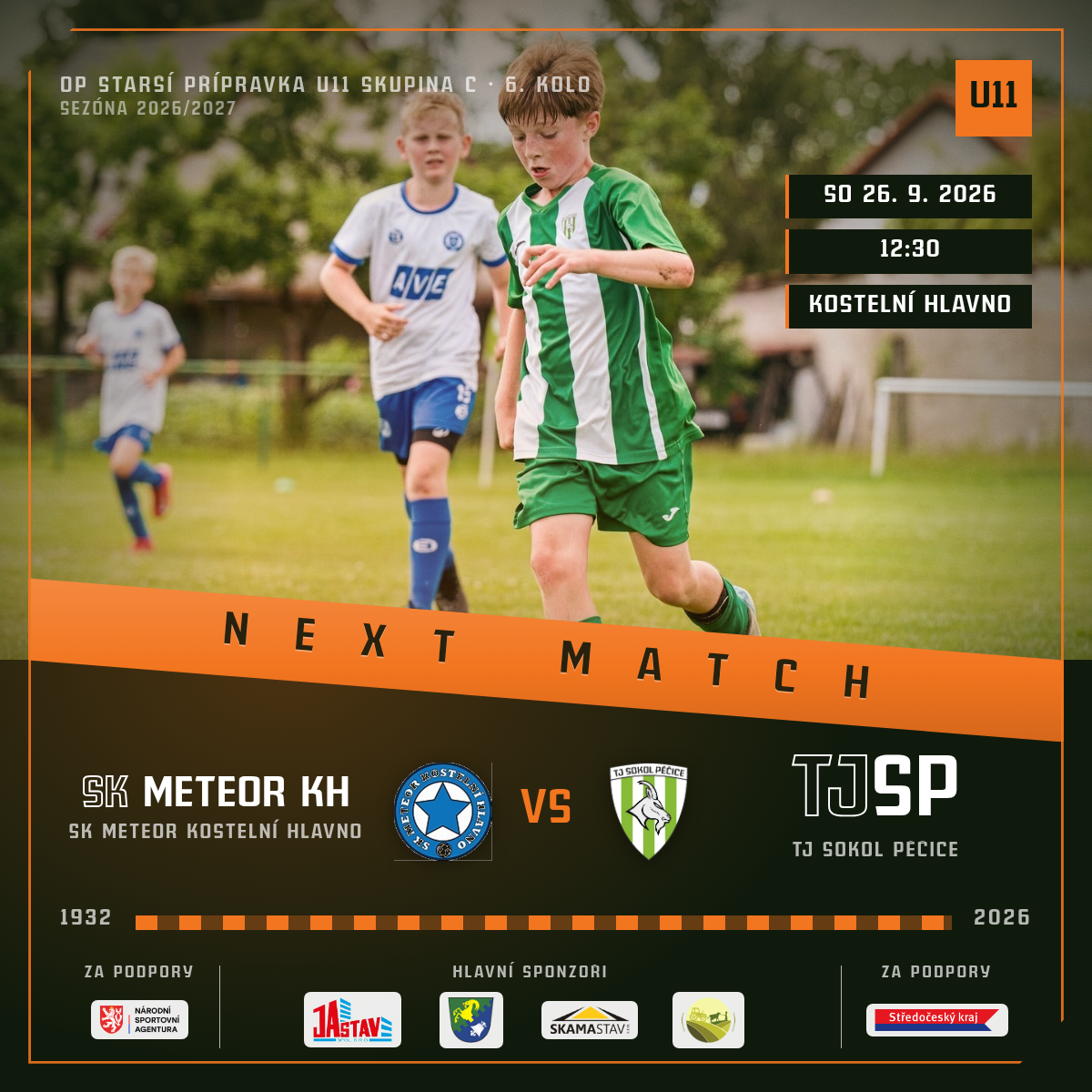 Next Match — SK Meteor Kostelní Hlavno · venku