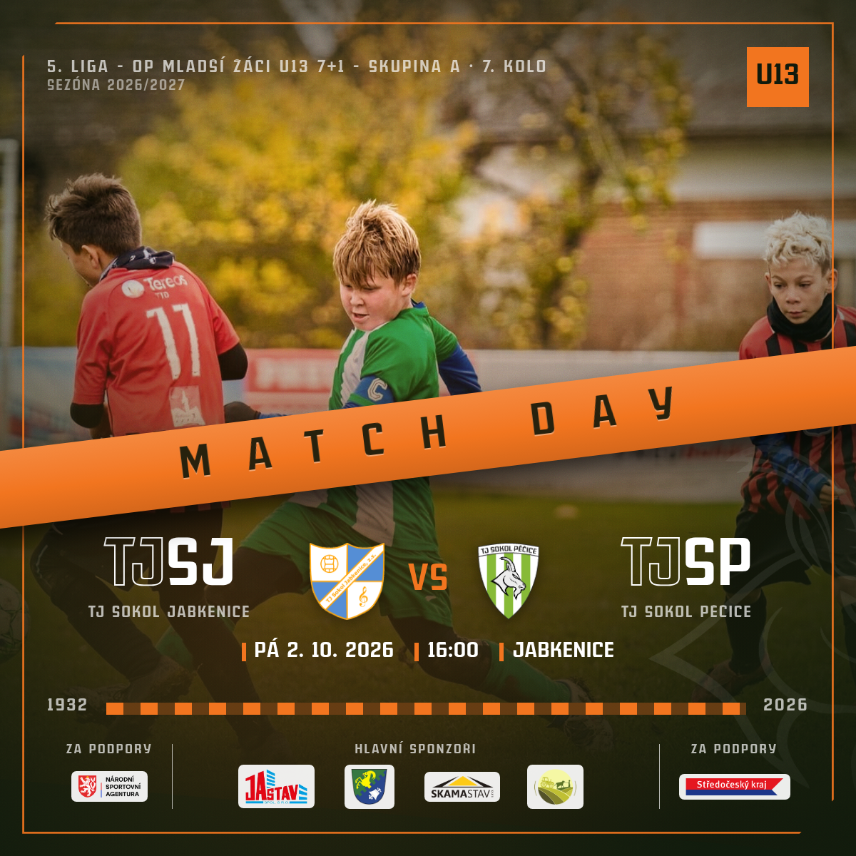 Match Day — TJ Sokol Jabkenice · venku