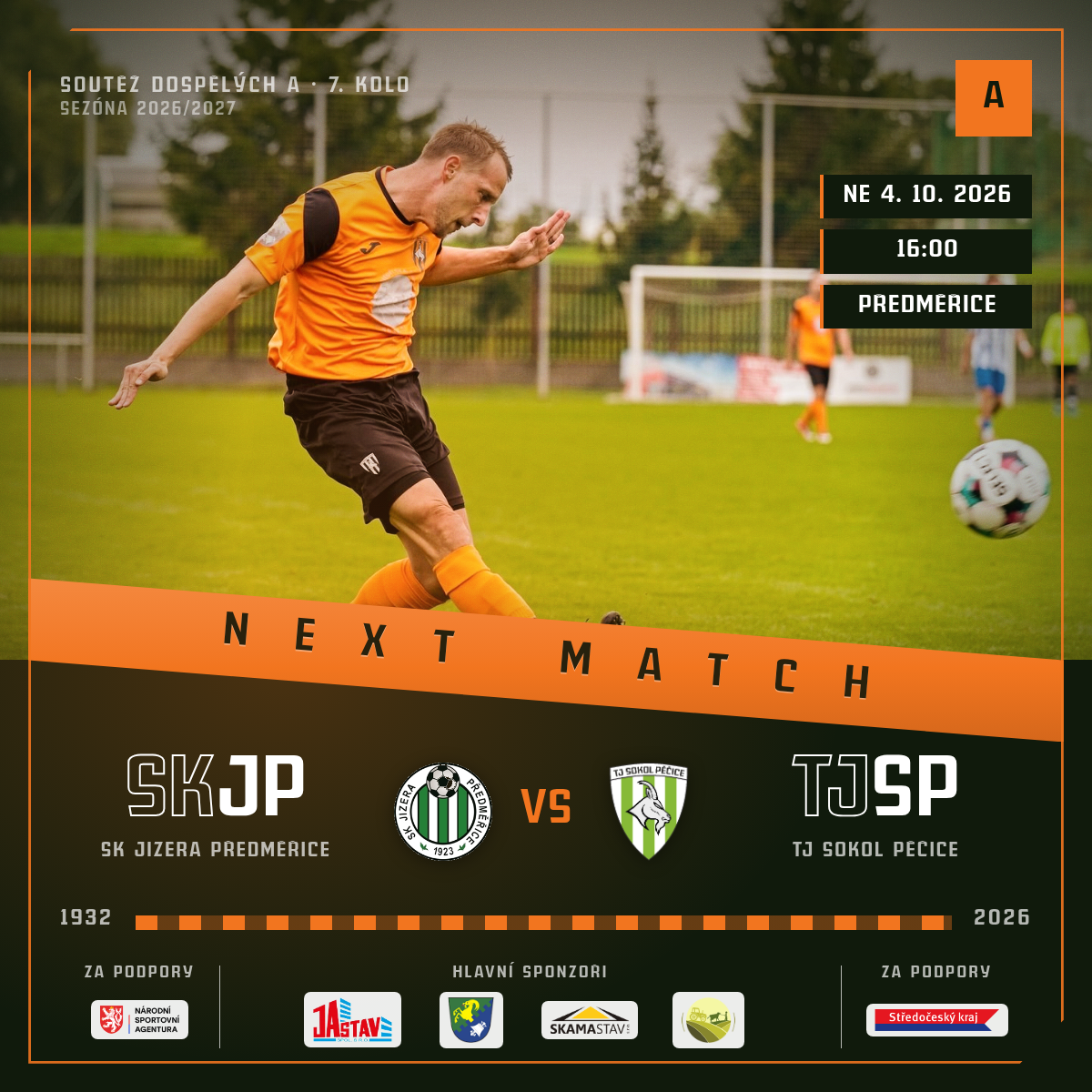 Next Match — SK JIZERA PŘEDMĚŘICE · venku