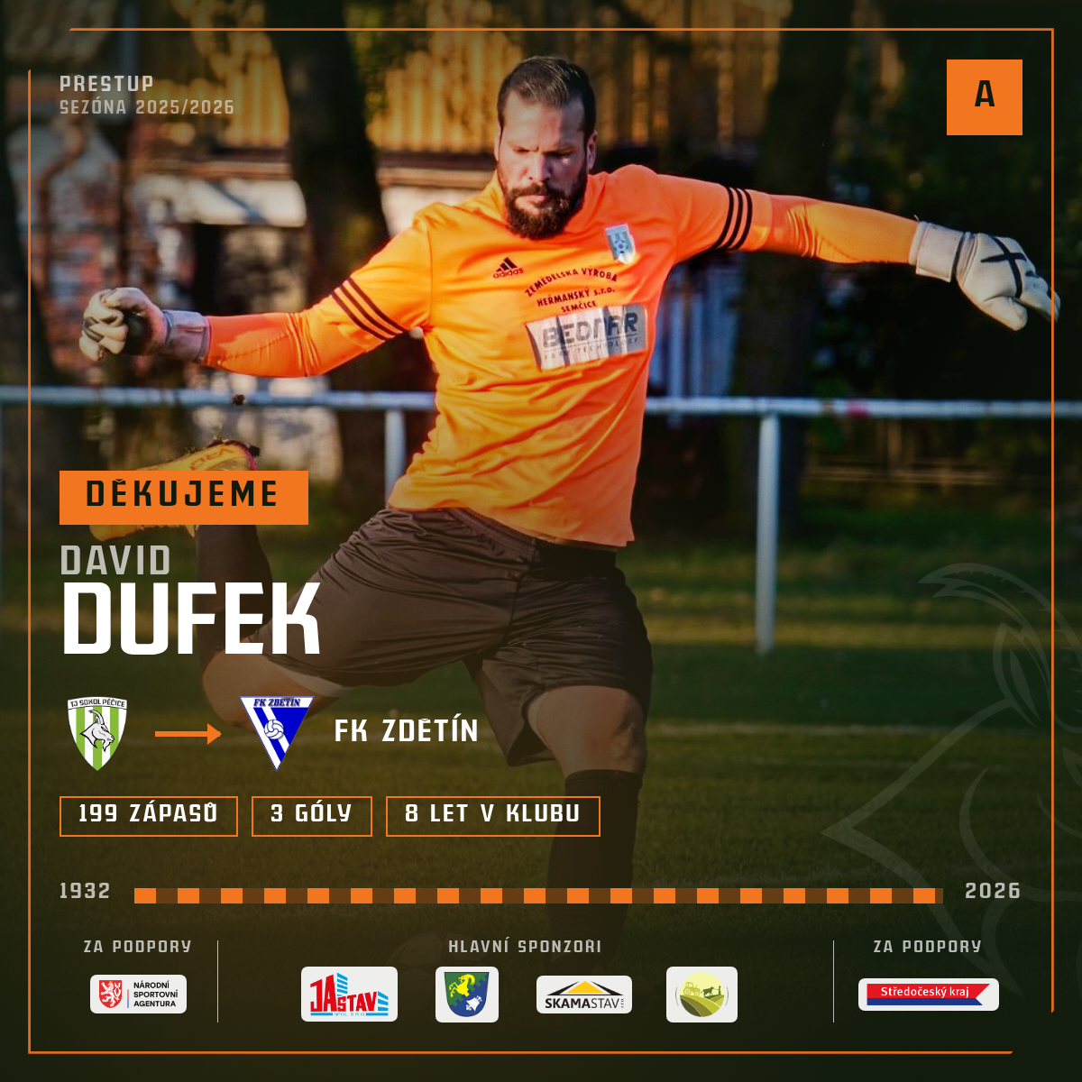 Odchod — do FK ZDĚTÍN